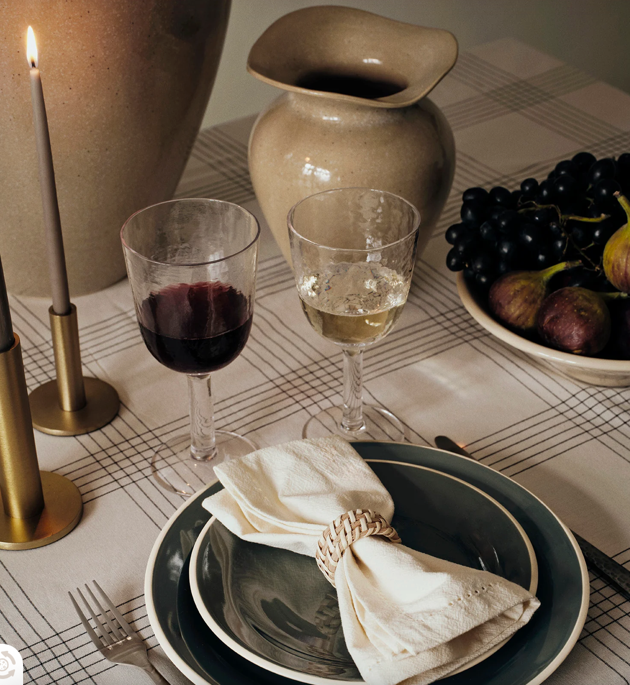 Βάζο Florentina S Glossy Glazed Μπεζ Kεραμικό, Ø16 x H22.5 cm BROSTE COPENHAGEN