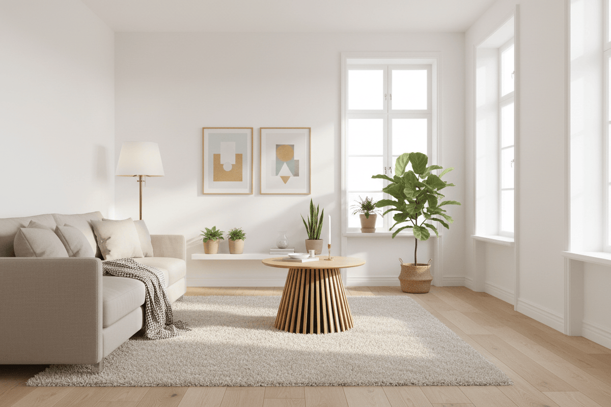 Osaka Coffee Table - Φυσικός Καπλαμάς Βελανιδιά ø70 x H45 cm HOUSE NORDIC