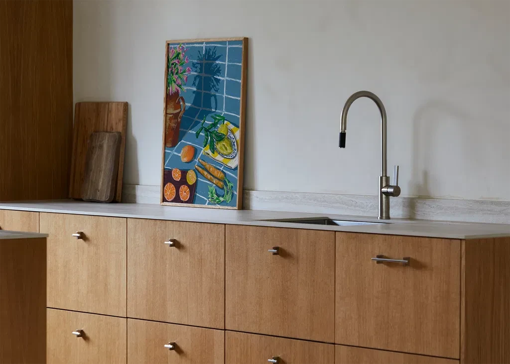 PAPER COLLECTIVE Poster Πόστερ Composition In Blue - Ανοιχτό Μπλε 30 x 40 PAPER COLLECTIVE