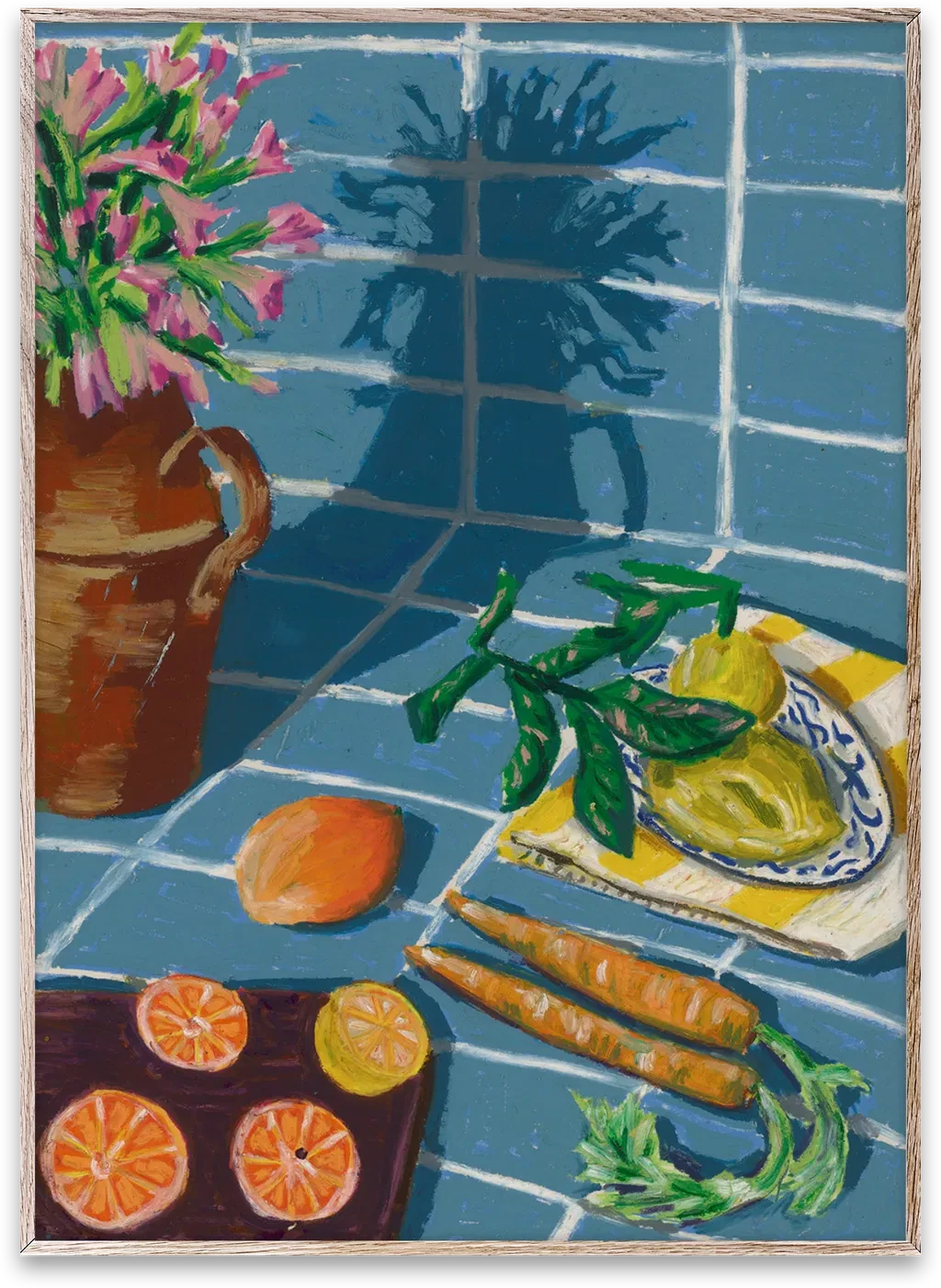 PAPER COLLECTIVE Poster Πόστερ Composition In Blue - Ανοιχτό Μπλε 30 x 40 PAPER COLLECTIVE