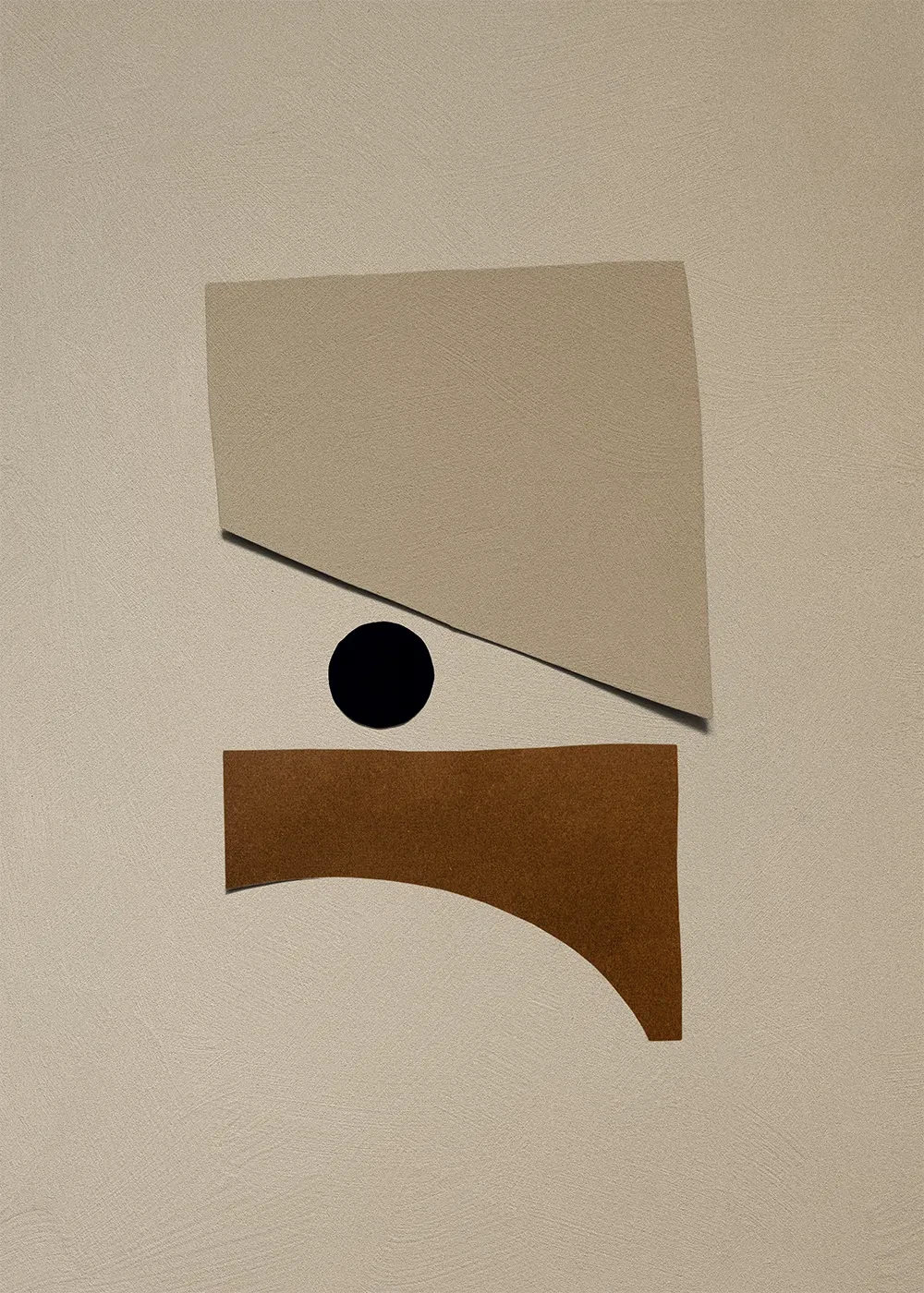 PAPER COLLECTIVE Poster Πόστερ Tipping Point 01 - Γκρι Καφέ 50 x 50 PAPER COLLECTIVE