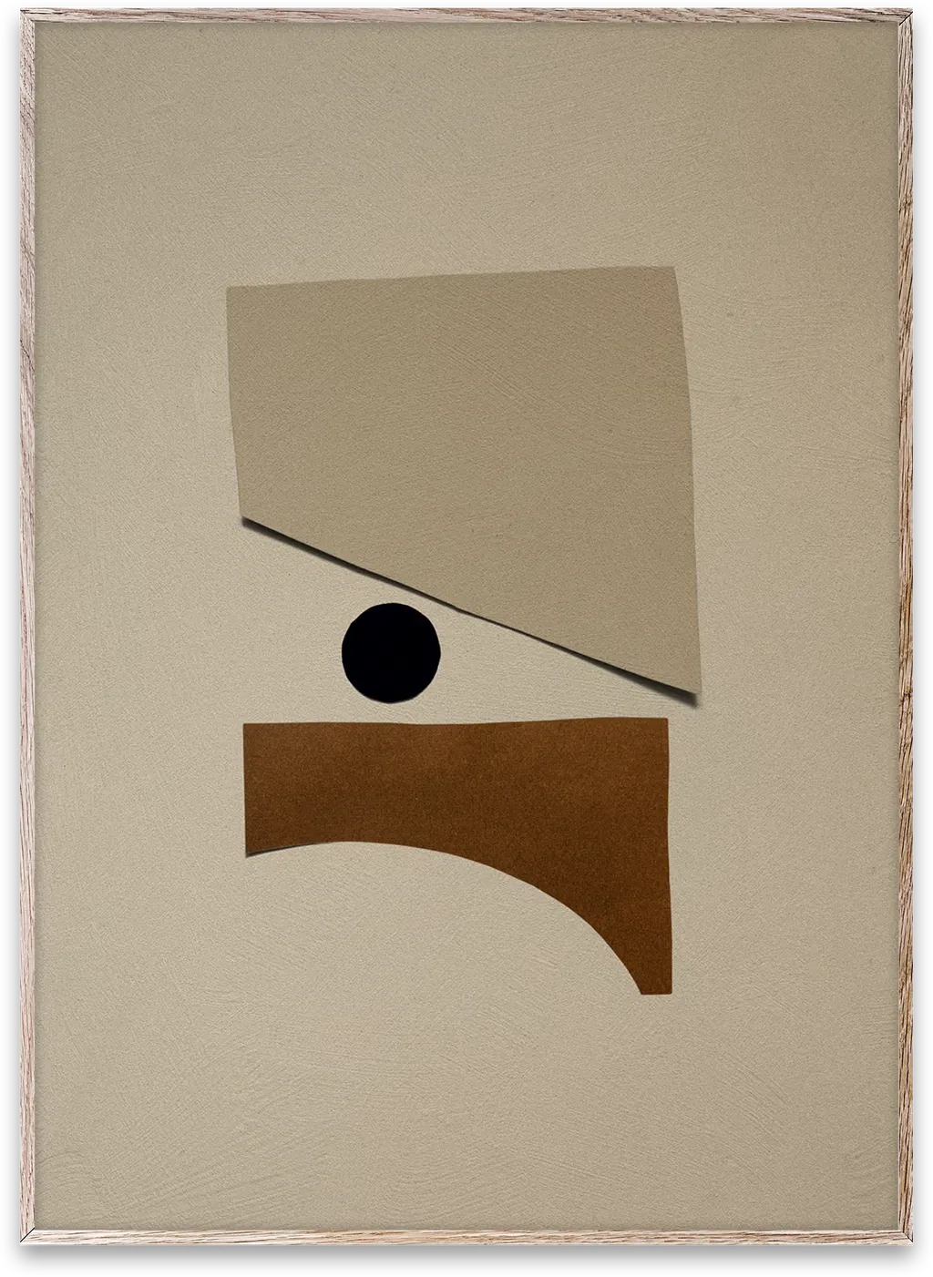 PAPER COLLECTIVE Poster Πόστερ Tipping Point 01 - Γκρι Καφέ 50 x 50 PAPER COLLECTIVE