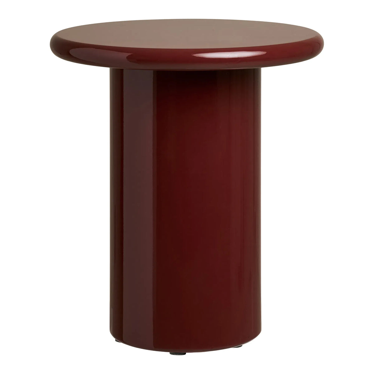 Βοηθητικό Τραπέζι Otago - MDF Μπορντό ø45 x H50 cm HOUSE NORDIC