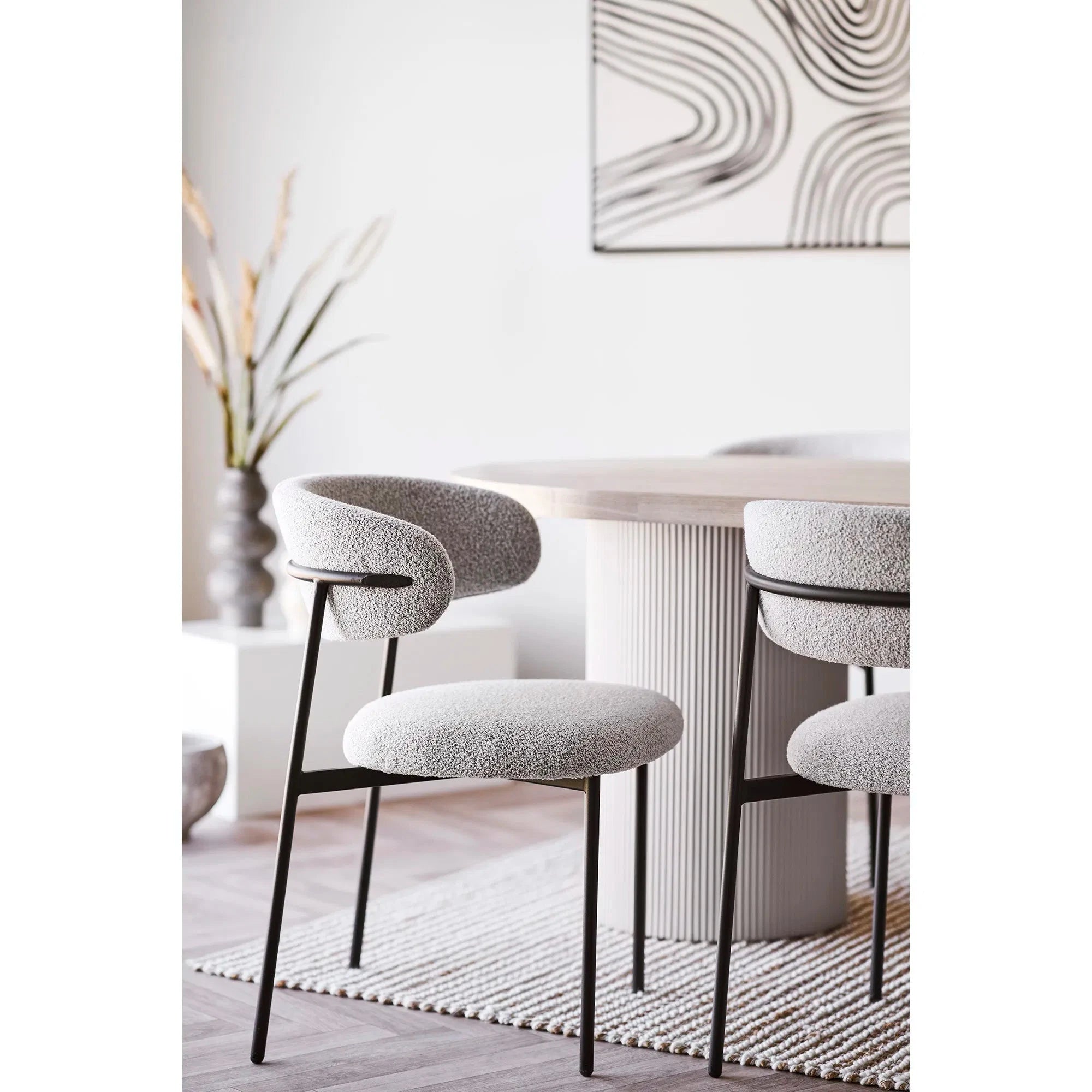 HOUSE NORDIC Dining Table Solva Dining Table Sand Natural Αsh Wood W100xL220xH75 NORDIC HOUSE