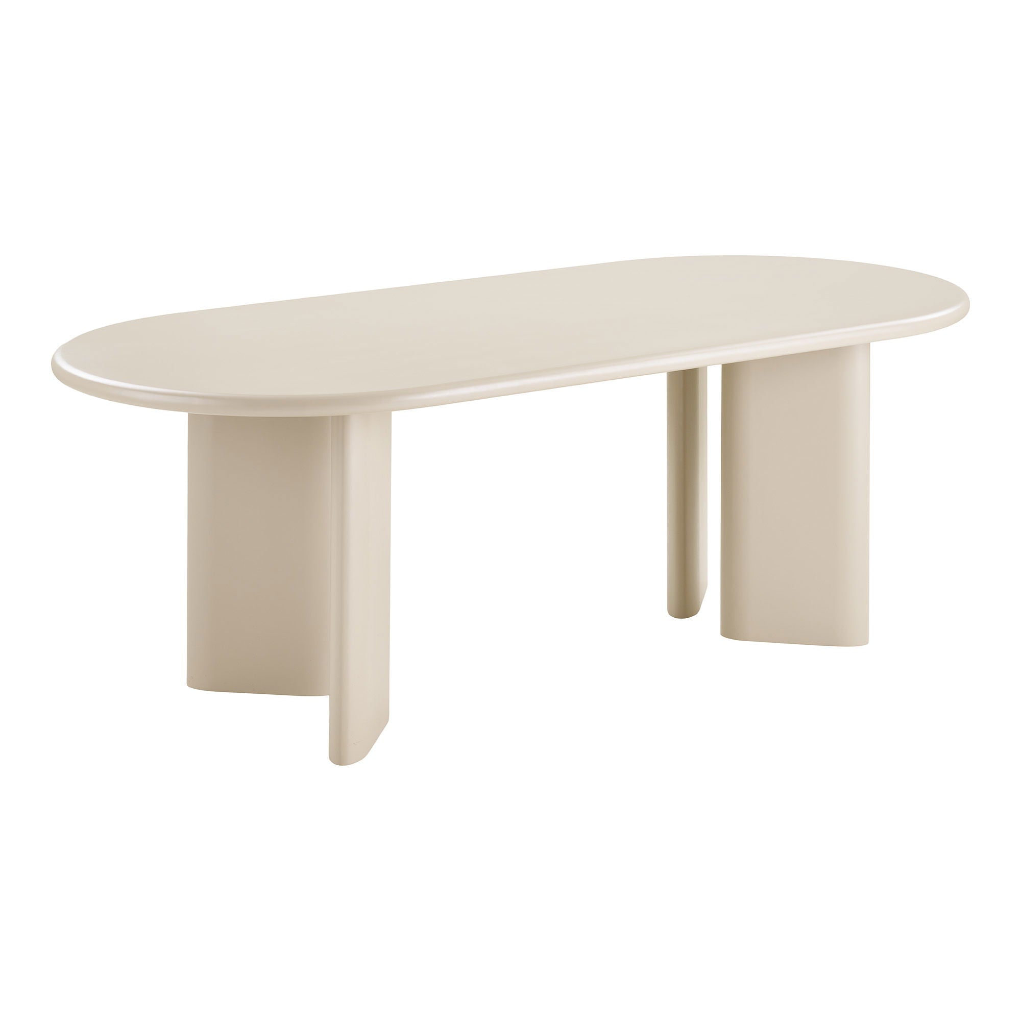 HOUSE NORDIC Dining Table Nagano Dining Table Sand MDF W100xL220xH75cm NORDIC HOUSE