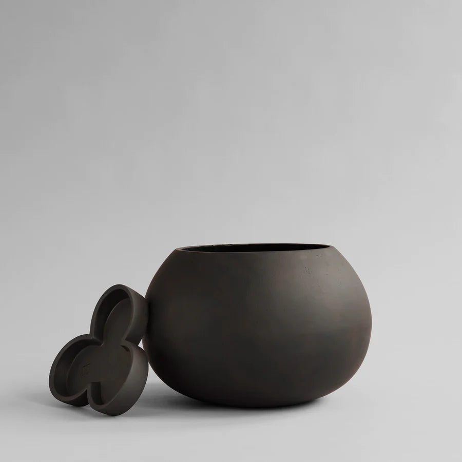 101 COPENHAGEN Κασπώ Urchin Medio Κασπώ Σκούρο Καφέ Σκυρόδεμα 46.5x46.5x32cm 101 COPENHAGEN