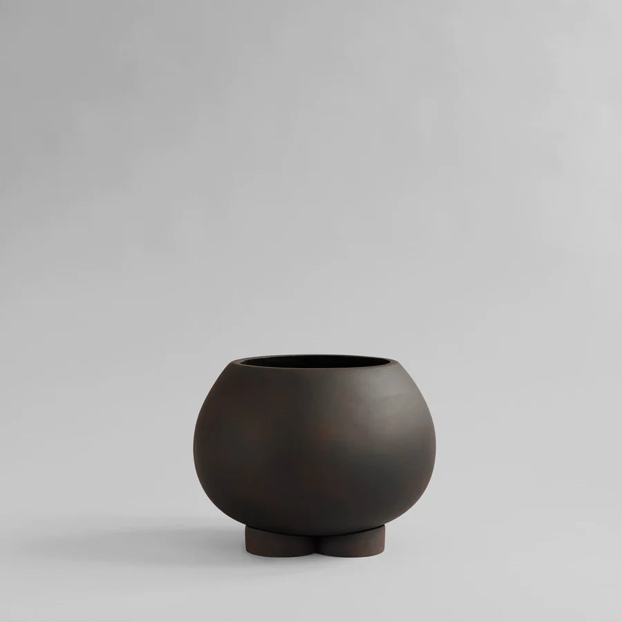 101 COPENHAGEN Κασπώ Urchin Mini Κασπώ Σκούρο Καφέ Σκυρόδεμα 35x35x24.5cm 101 COPENHAGEN