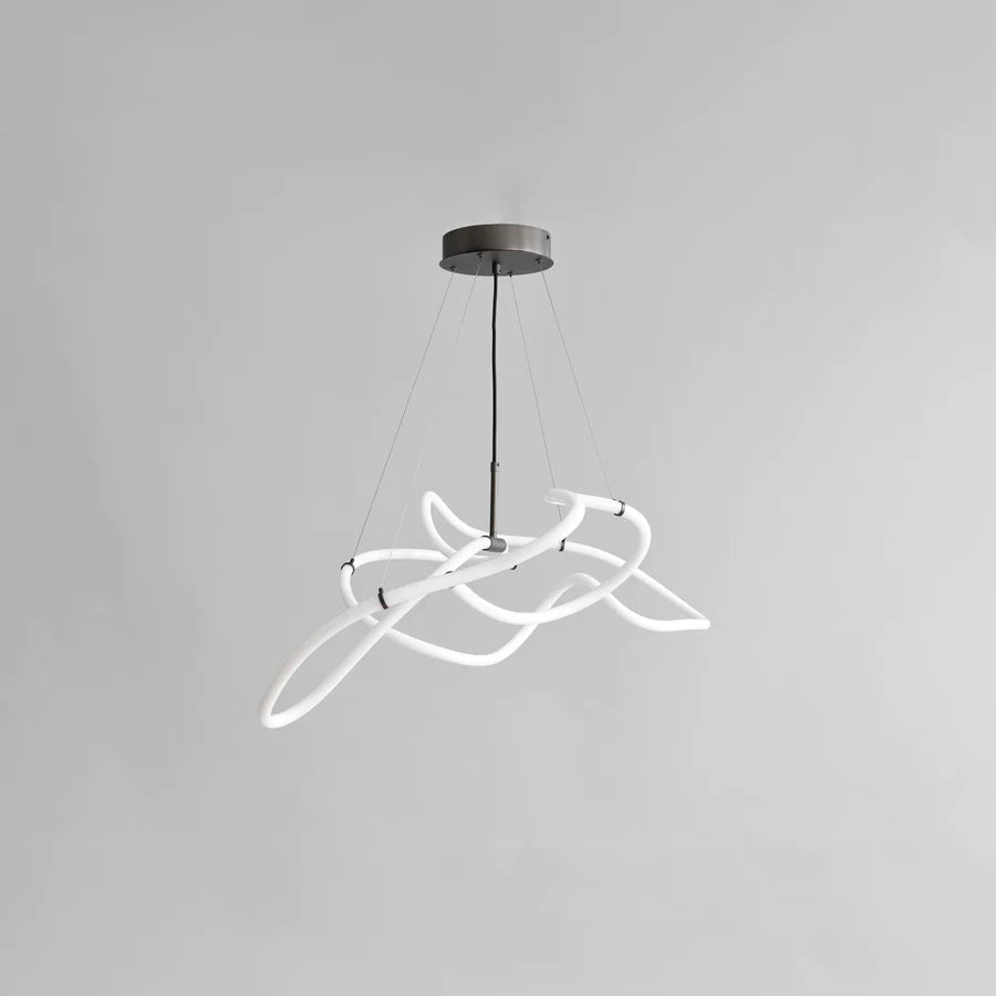 Φωτιστικό Οροφής Ghost Chandelier Mini - Ακρυλικό Ανοξείδωτο Ατσάλι H90 x W57 x L107 cm 101 COPENHAGEN