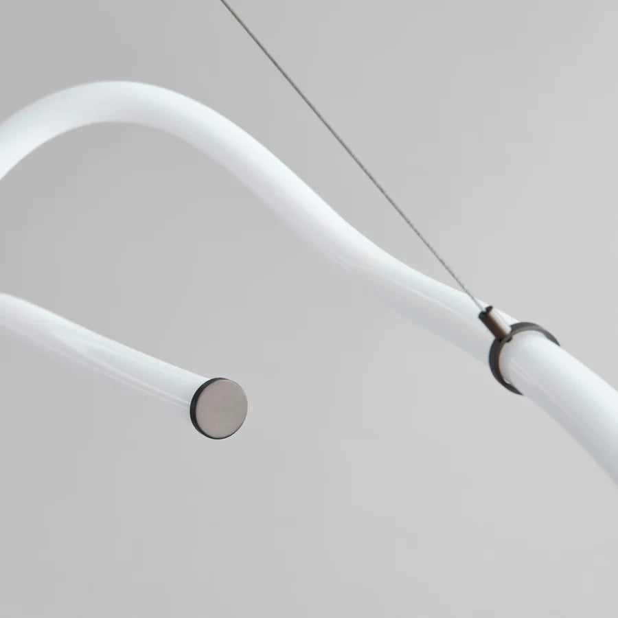 Φωτιστικό Οροφής Ghost Chandelier Mini - Ακρυλικό Ανοξείδωτο Ατσάλι H90 x W57 x L107 cm 101 COPENHAGEN