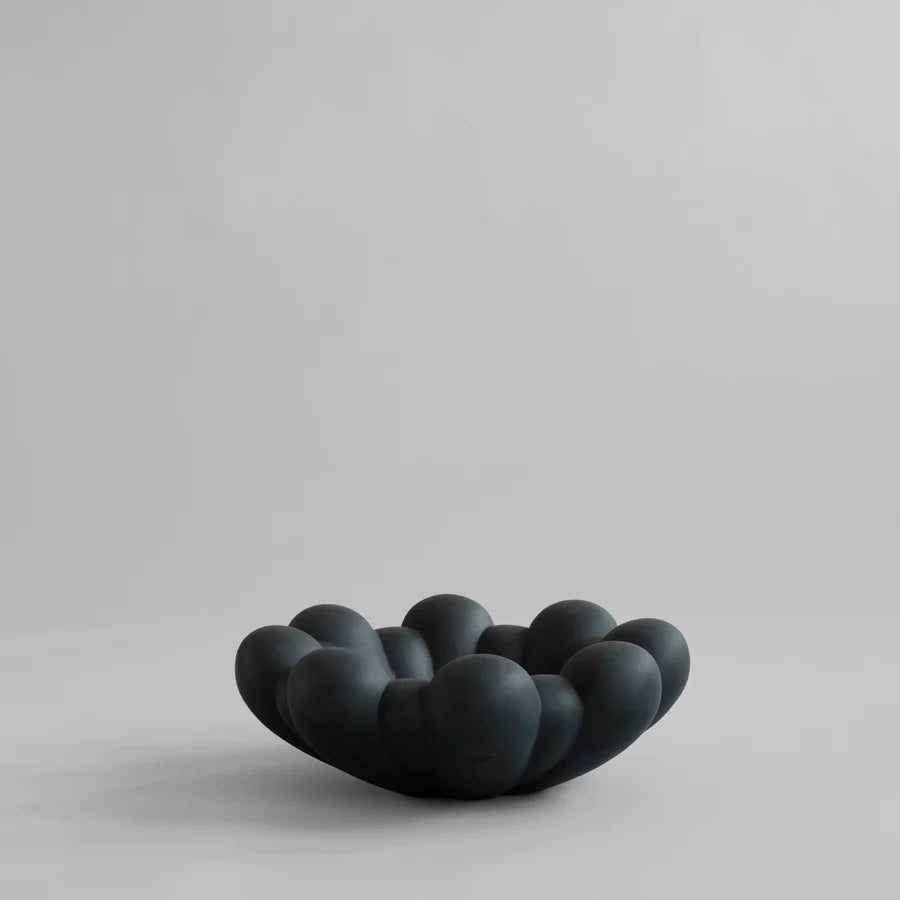 101 COPENHAGEN Διακοσμητική Πιατέλα Πιατέλα, Bloom, Big, Μαύρη, Κεραμική, 16x44cm, 101 COPENHAGEN