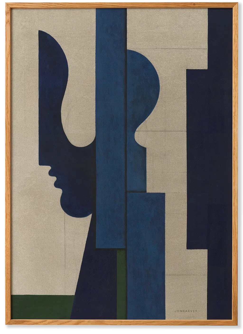 PAPER COLLECTIVE Poster Πόστερ Poetry In Motion - Μπλε Αποχρώσεις Μπεζ 30 x 40 PAPER COLLECTIVE