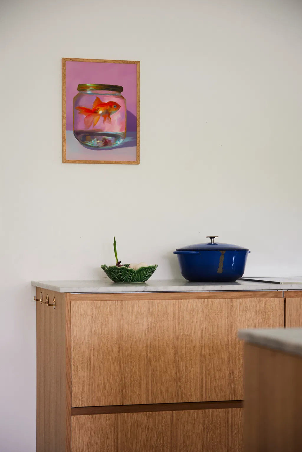 PAPER COLLECTIVE Poster Πόστερ Fish - Ροζ Πορτοκαλί 30 x 40 PAPER COLLECTIVE