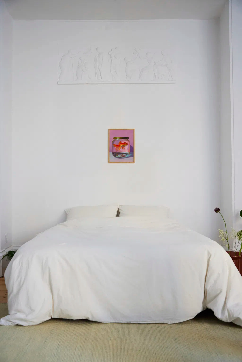 PAPER COLLECTIVE Poster Πόστερ Fish - Ροζ Πορτοκαλί 50 x 70 PAPER COLLECTIVE