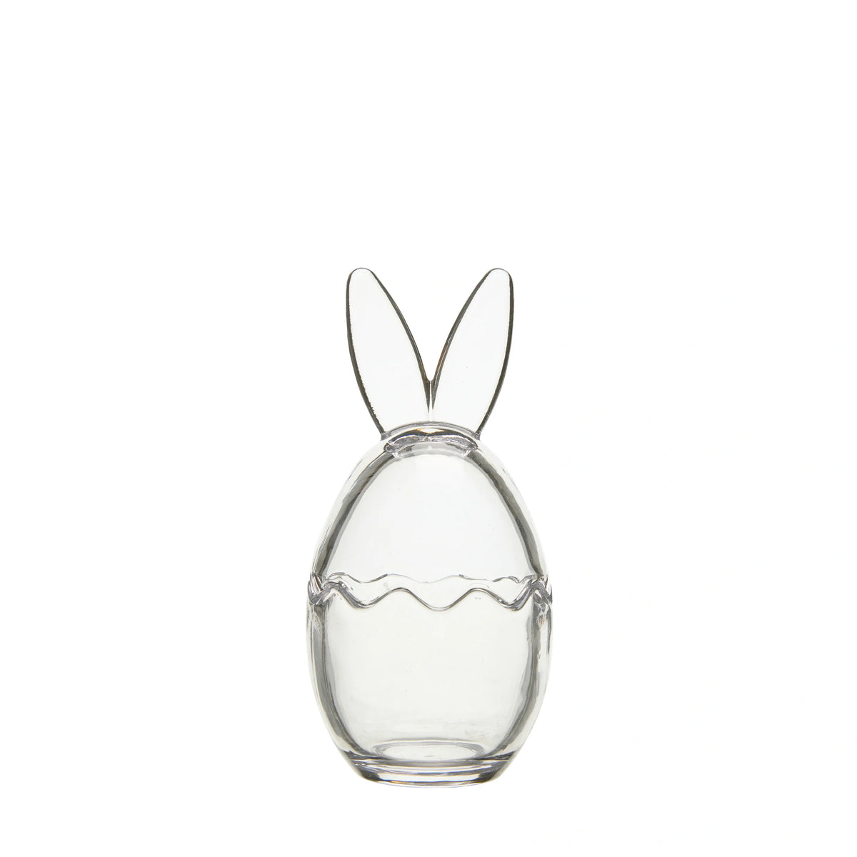 Διακοσμητικό Δοχείο Rabbit - Γυαλί Διαφανές Ø7 x 8 x 17 cm HintsDeco