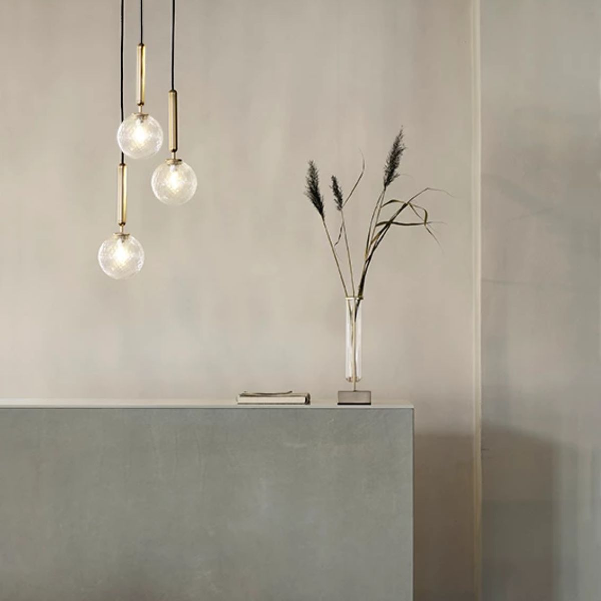 NUURA Φωτιστικό οροφής Φωτιστικό Οροφής MIIRA 3, CLEAR μπρονζε ø330mm x max. 2500 mm 220-240V NUURA