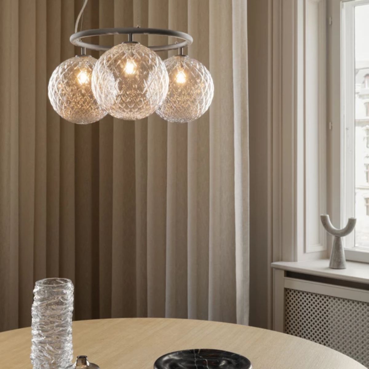 NUURA Φωτιστικό οροφής Φωτιστικό Οροφής MIIRA 3 CLEAR γκρι ø540mm x 200mm 220-240V NUURA