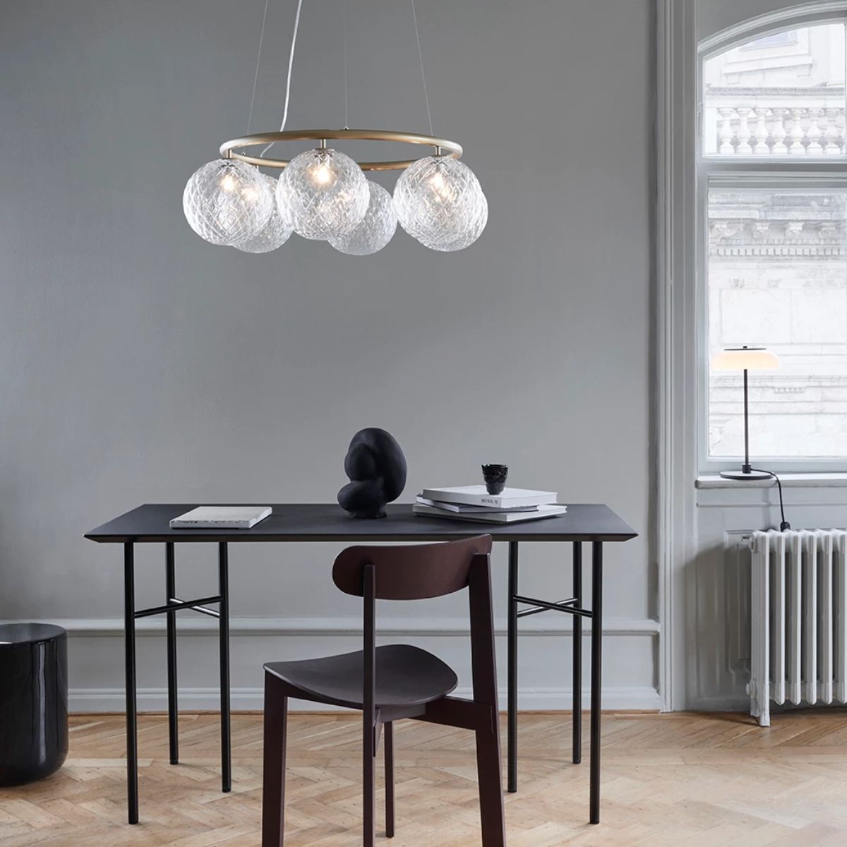 NUURA Φωτιστικό οροφής Φωτιστικό Οροφής MIIRA CLEAR μπρονζε ø800mm x 200mm 220-240V NUURA