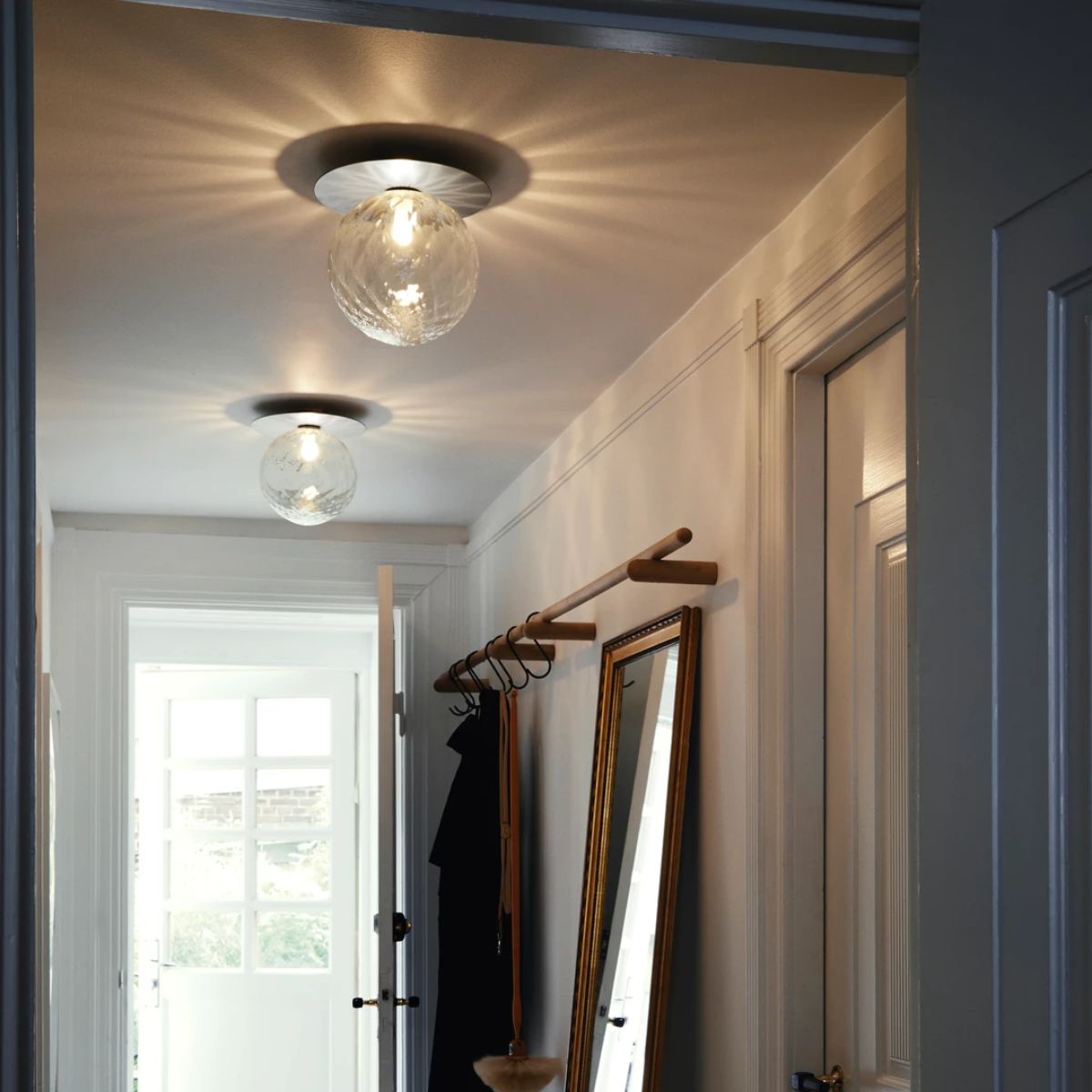 NUURA Φωτιστικό Τοίχου Φωτιστικό Τοίχου - Οροφής Liila 1 Large Μέταλλο Ασημί ø255mm x 230mm G9 - IP44/220-240V NUURA