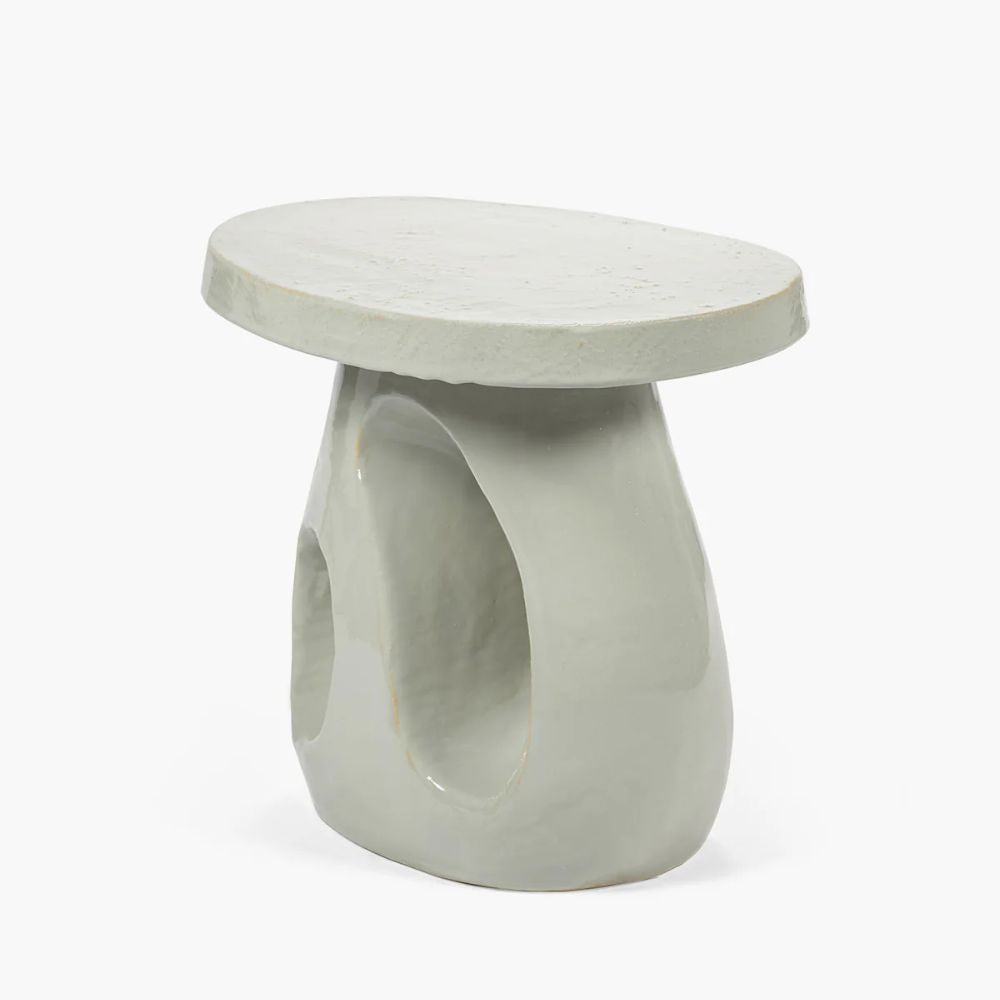 Βοηθητικό Τραπέζι Amé Light Γκρι Κεραμικό L 52 W 37 H 45cm SERAX