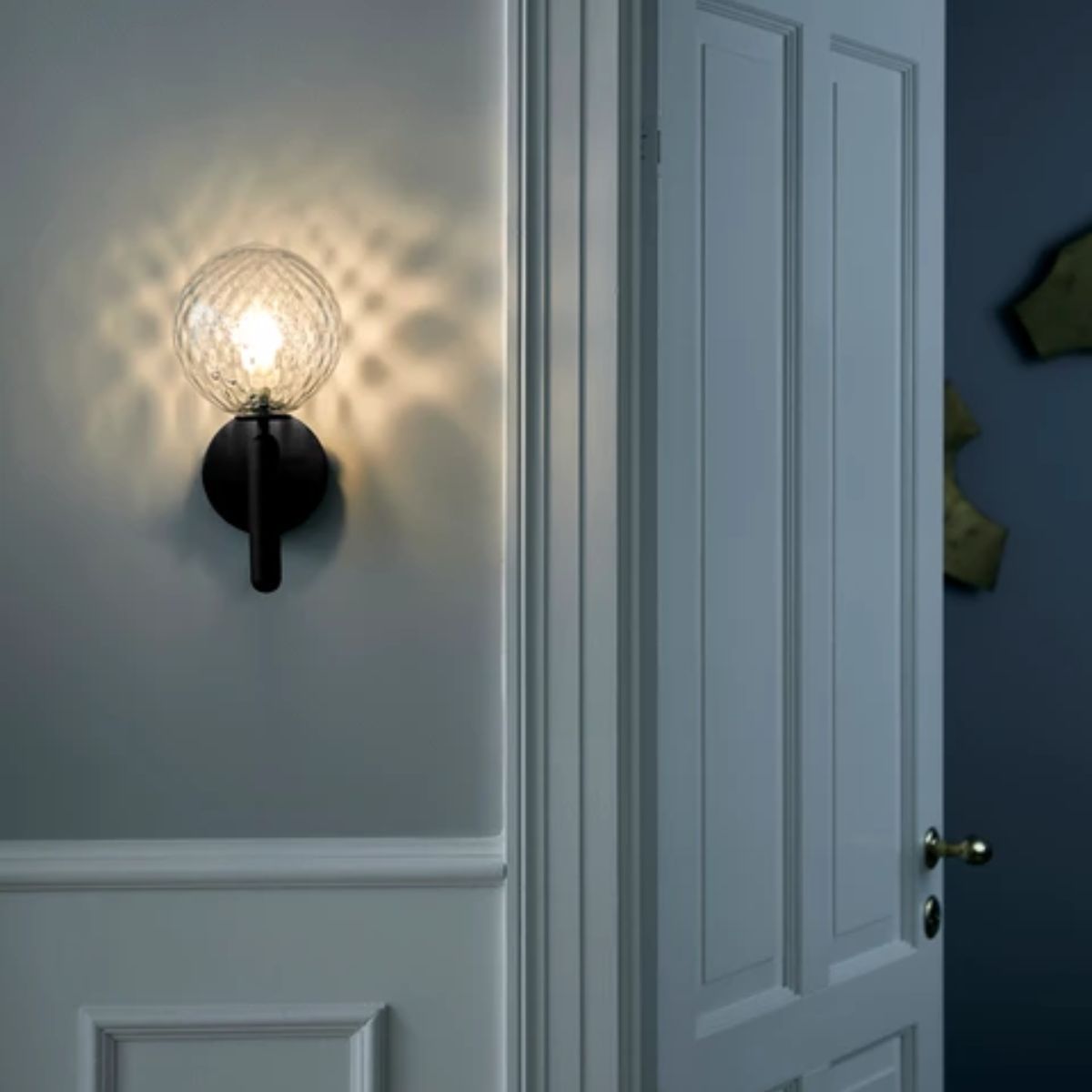 NUURA Φωτιστικό Τοίχου MIIRA σκούρο γκρι CLEAR 175mm x 285mm 220-240V NUURA