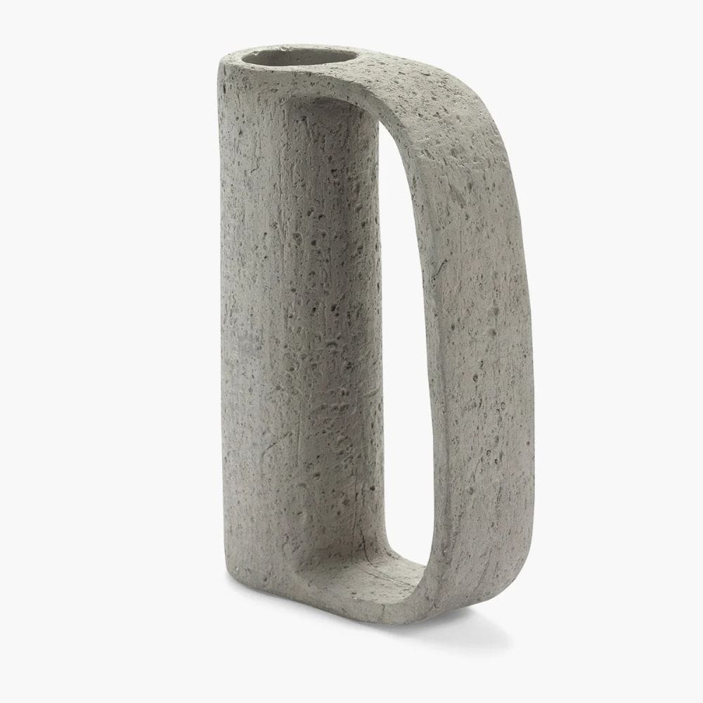 Βάζο 02 L Cement FCK Interior Γκρι L 17 W 9 H 31 CM SERAX