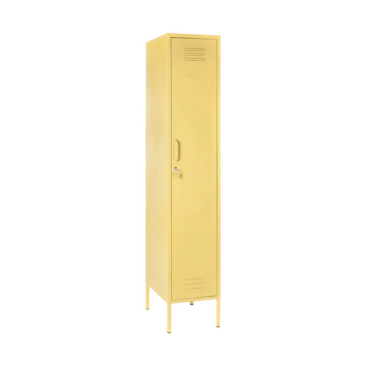 Mustard Ντουλάπι Μεταλλικό ντουλάπι Locker Skinny in butter χάλυβα H183xW35xD46cm Mustard