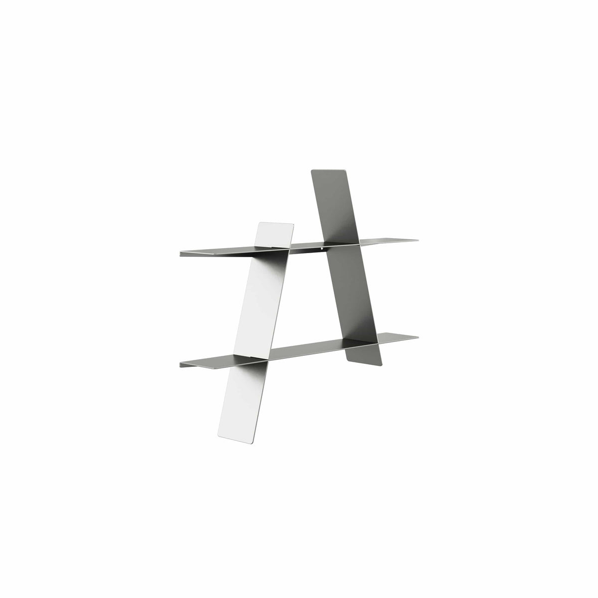 Ράφι A-Shelf Medium Silver Ατσάλι L46xD9xH52 Cm ANDERSEN FURNITURE