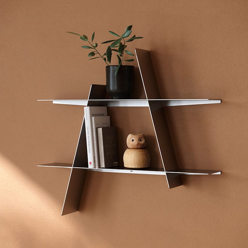 Ράφι A-Shelf Medium Silver Ατσάλι L46xD9xH52 Cm ANDERSEN FURNITURE