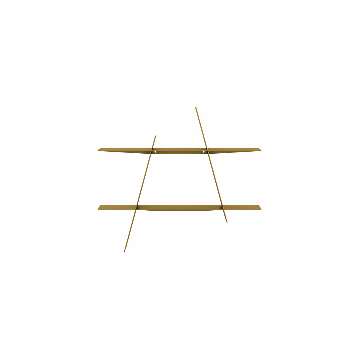 Ράφι A-Shelf Medium Brass Ατσάλι L46xD9xH52 Cm ANDERSEN FURNITURE