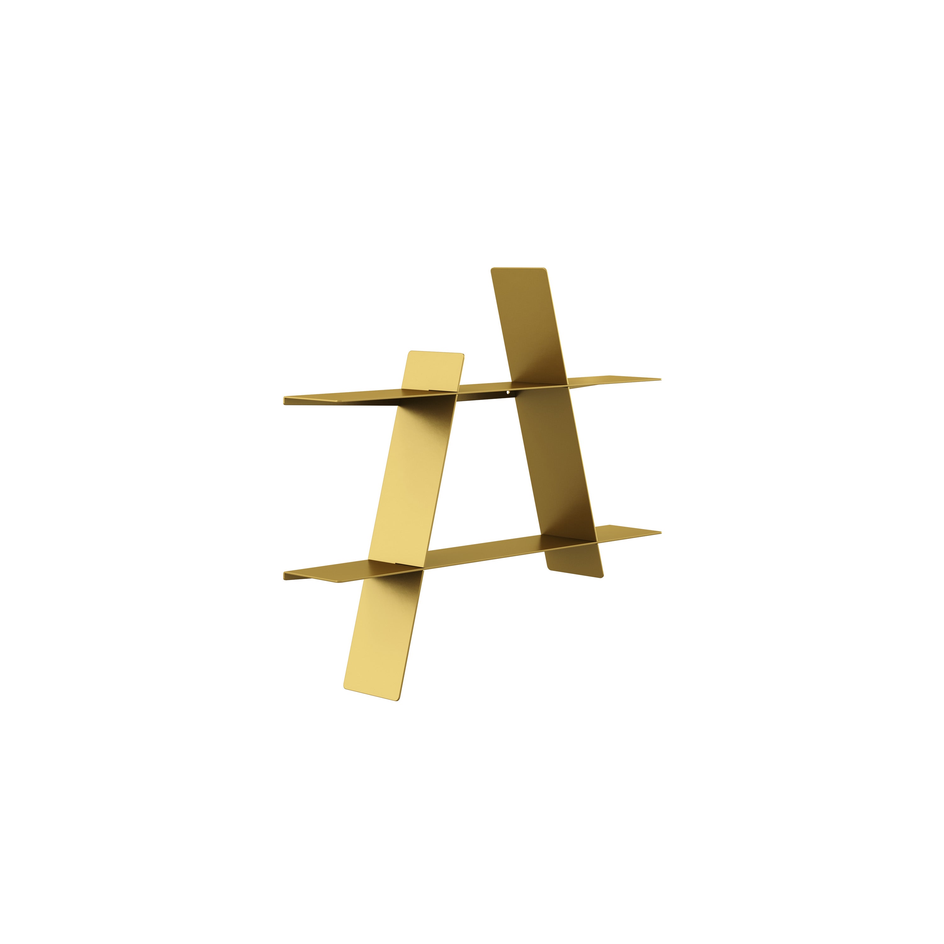 Ράφι A-Shelf Medium Brass Ατσάλι L46xD9xH52 Cm ANDERSEN FURNITURE