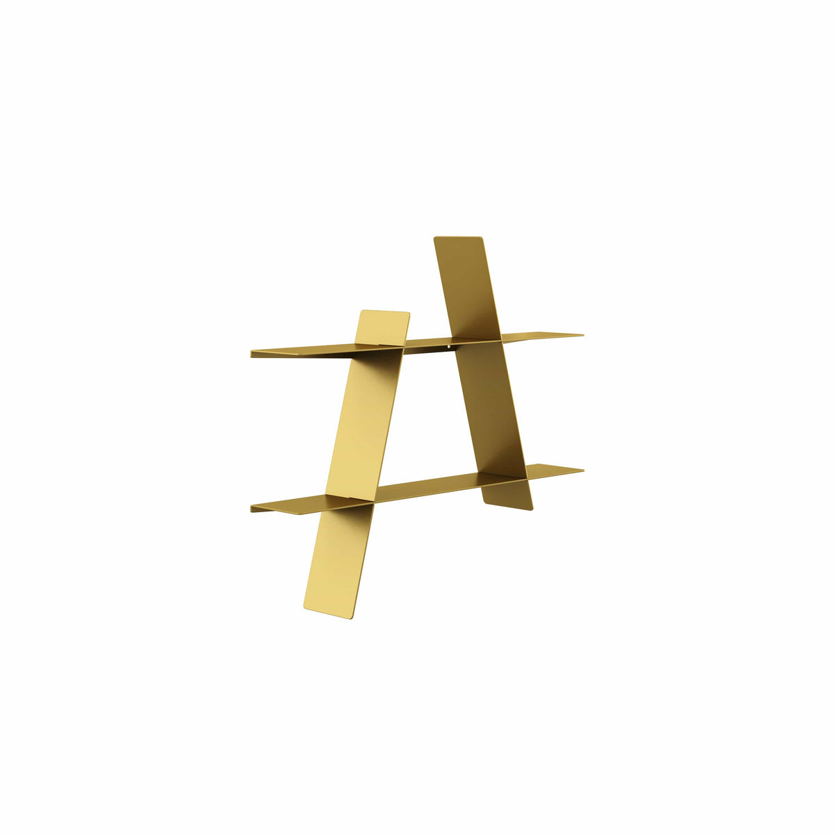 Ράφι A-Shelf Medium Brass Ατσάλι L46xD9xH52 Cm ANDERSEN FURNITURE