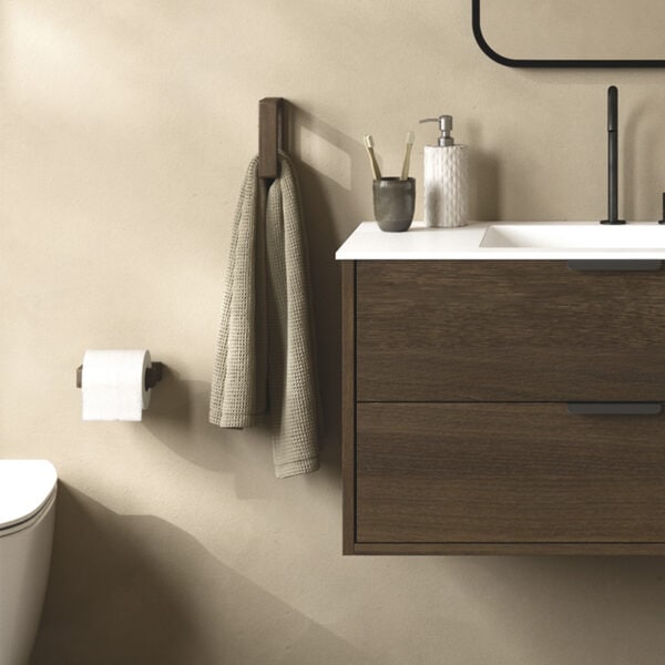 Λαβή Πετσέτας Grip - Δρύινη λάκα 13,5 x 9 cm ANDERSEN