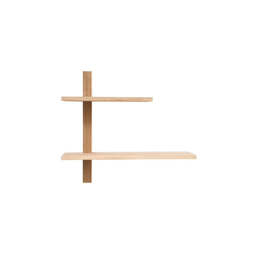 Ραφιέρα Τοίχου Phase - Ξύλο Δρυός Φυσική Απόχρωση L60 x W18 x H55 cm ANDERSEN