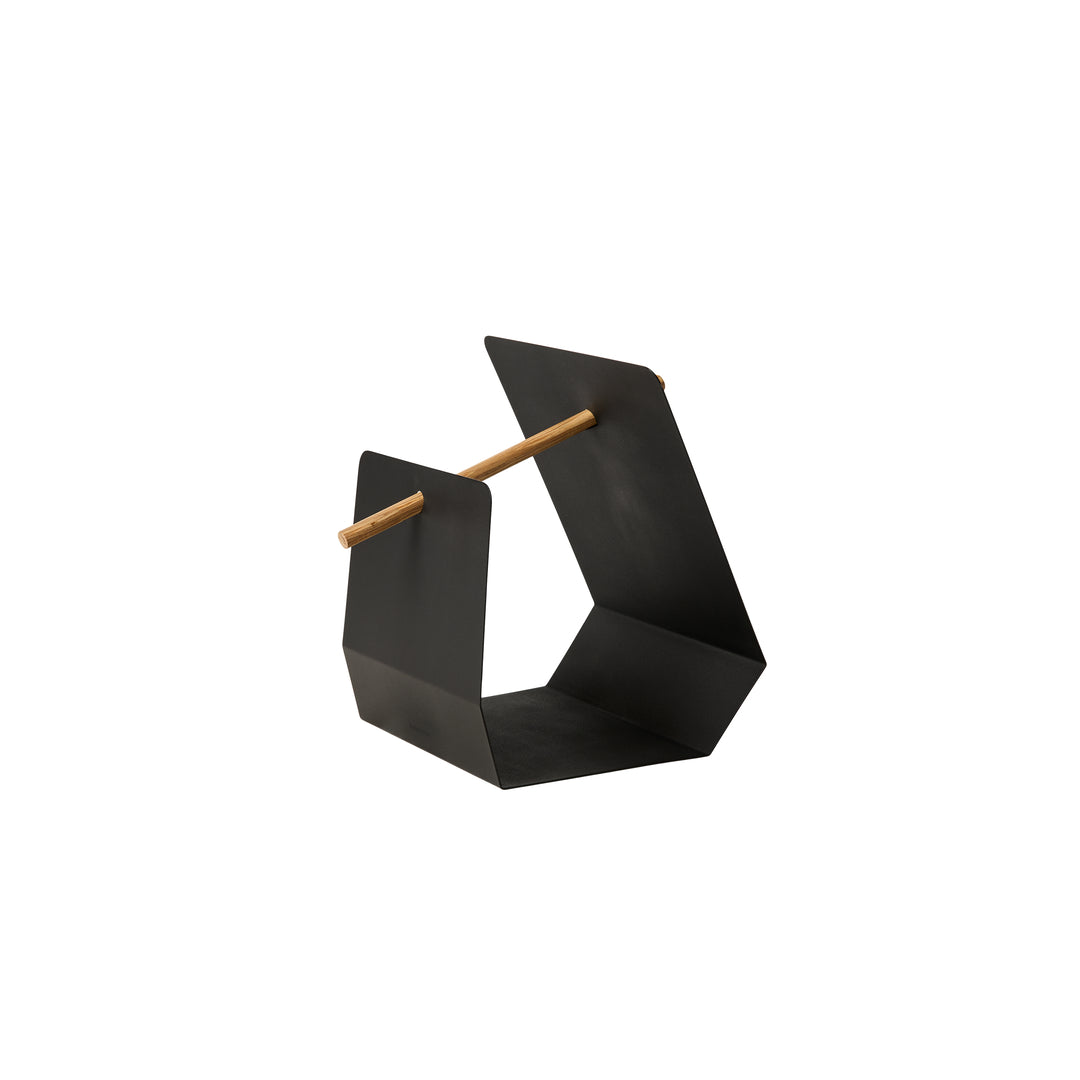 Θήκη Αποθήκευσης Edge Δρυς / Μέταλλο Μαύρο L38xW35xH45 cm MUUBS
