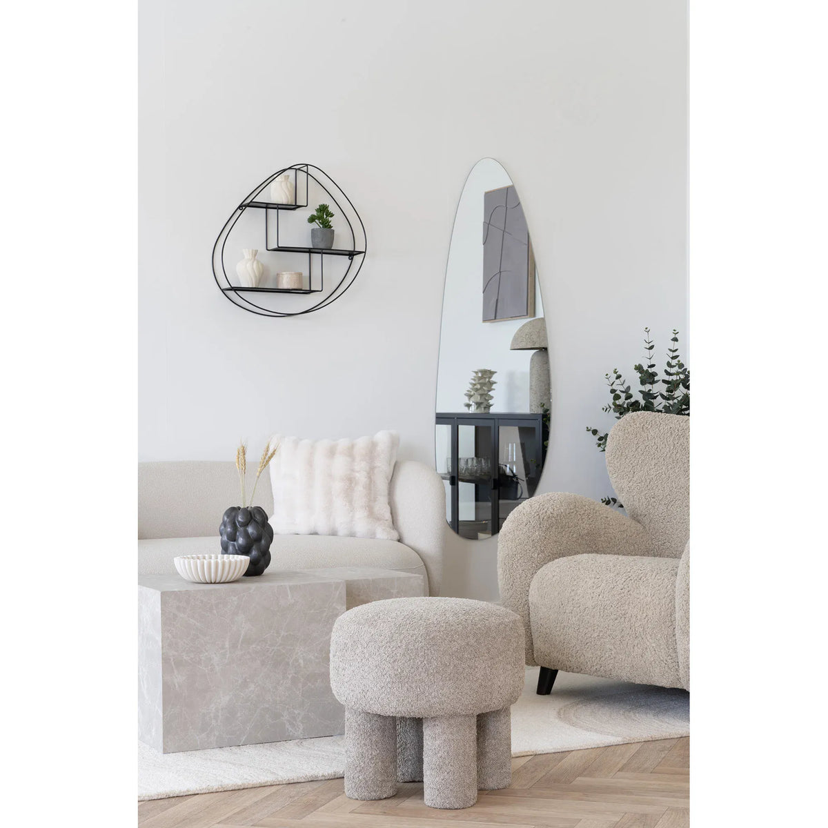 Καθρέφτης Pagani Γυαλί Οrganic Shape 57x160 cm HOUSE NORDIC