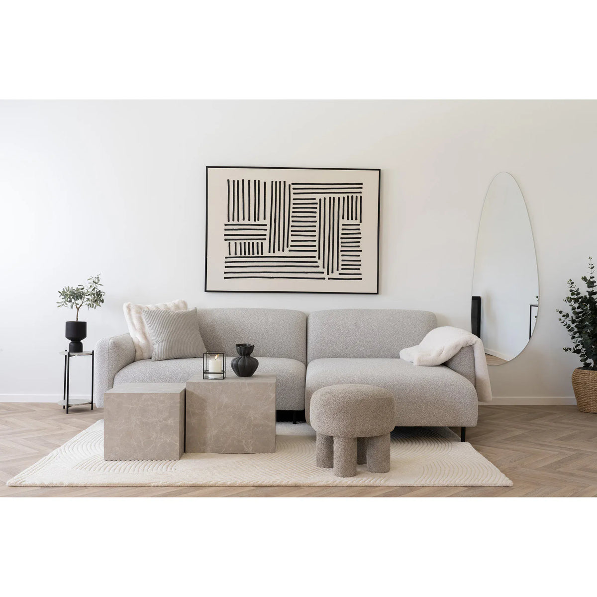 Καθρέφτης Pagani Γυαλί Οrganic Shape 57x160 cm HOUSE NORDIC