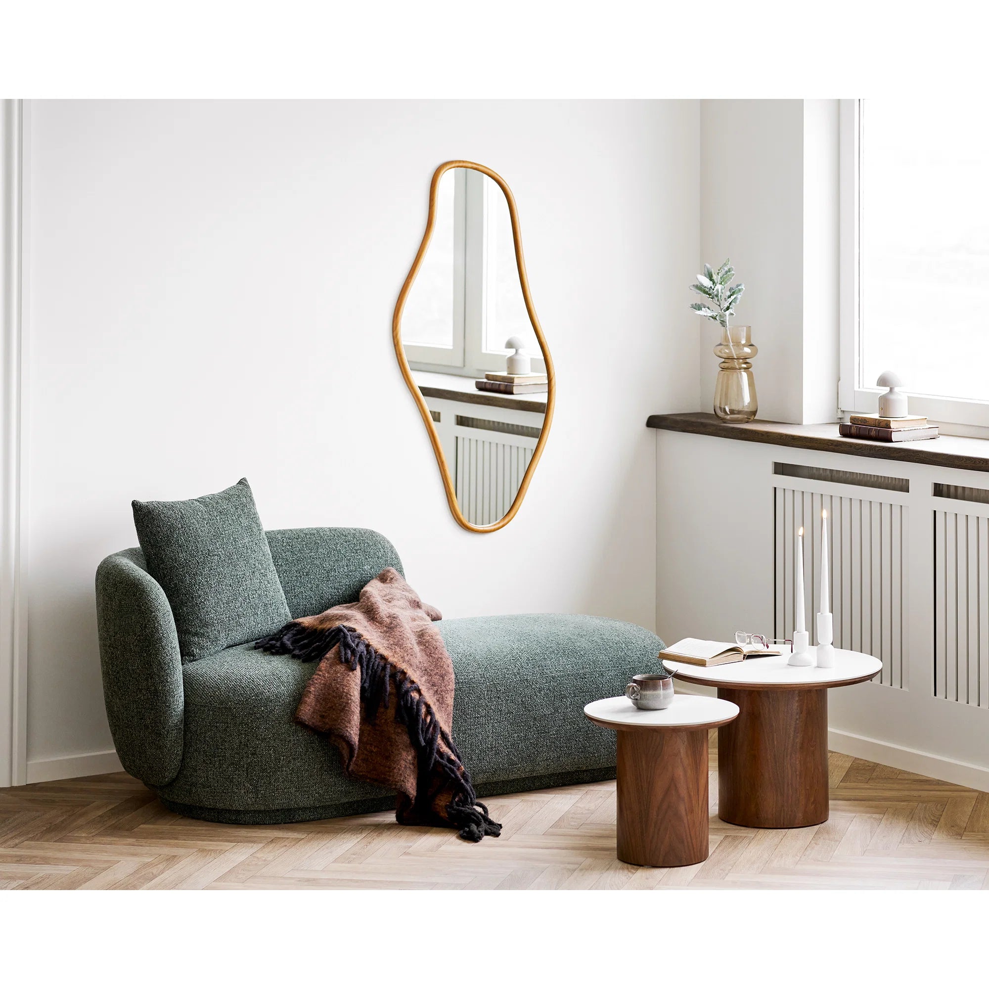 Καθρέφτης Brandsby - Ξύλο Pinewood Νatural, 60 x Η120cm HOUSE NORDIC