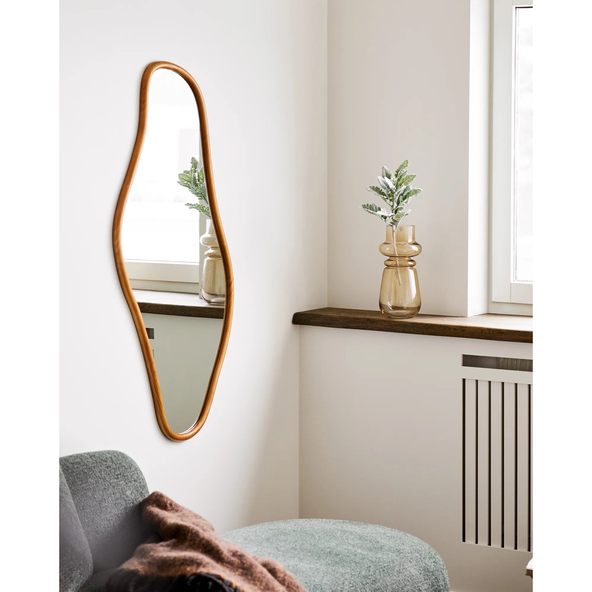 Καθρέφτης Brandsby - Ξύλο Pinewood Νatural, 60 x Η120cm HOUSE NORDIC