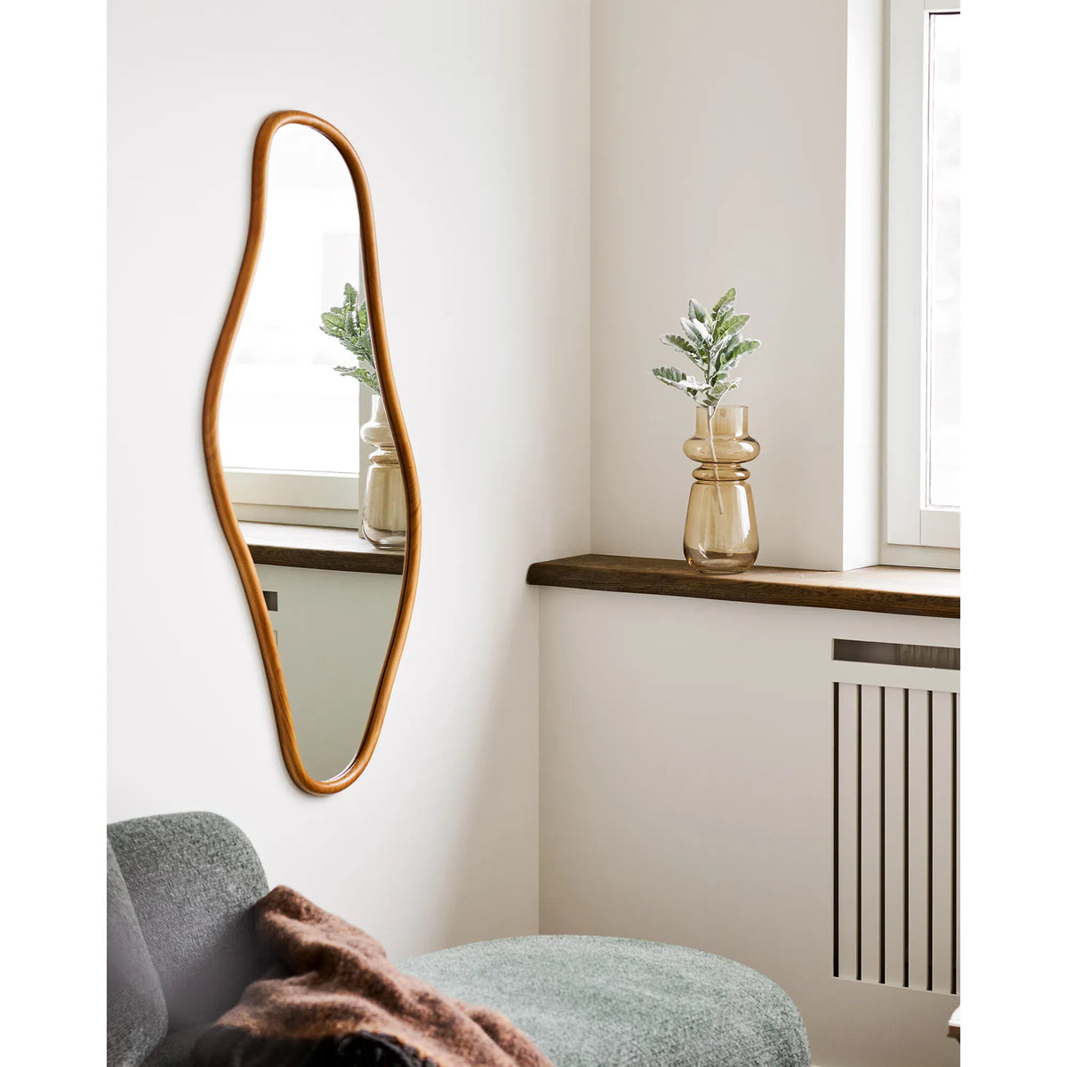 Καθρέφτης Brandsby - Ξύλο Pinewood Νatural, 60 x Η120cm HOUSE NORDIC