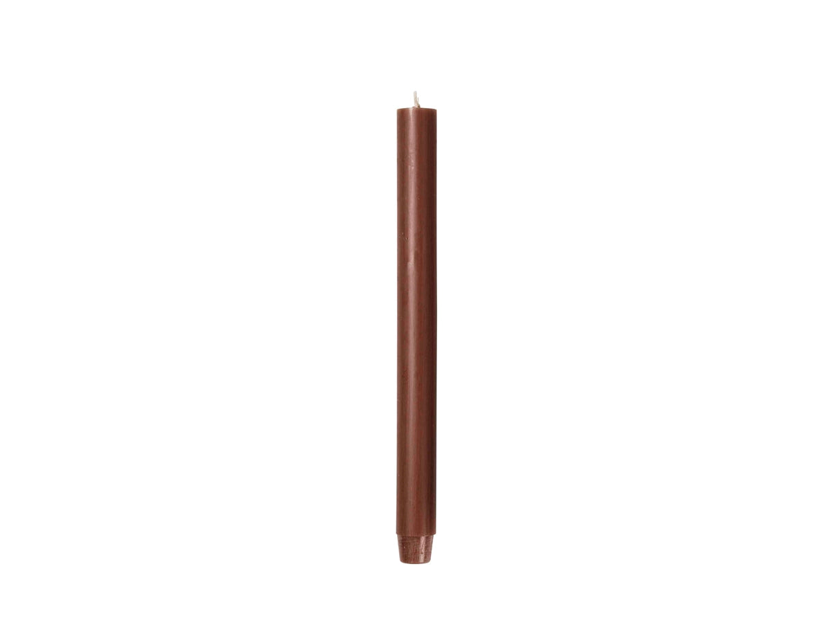 Broste Copenhagen Κεριά Διακοσμητικά Κεριά Rustic Τaper Σετ 6τμχ Καφέ Ø2,6X29 cm 18h Broste Copenhagen