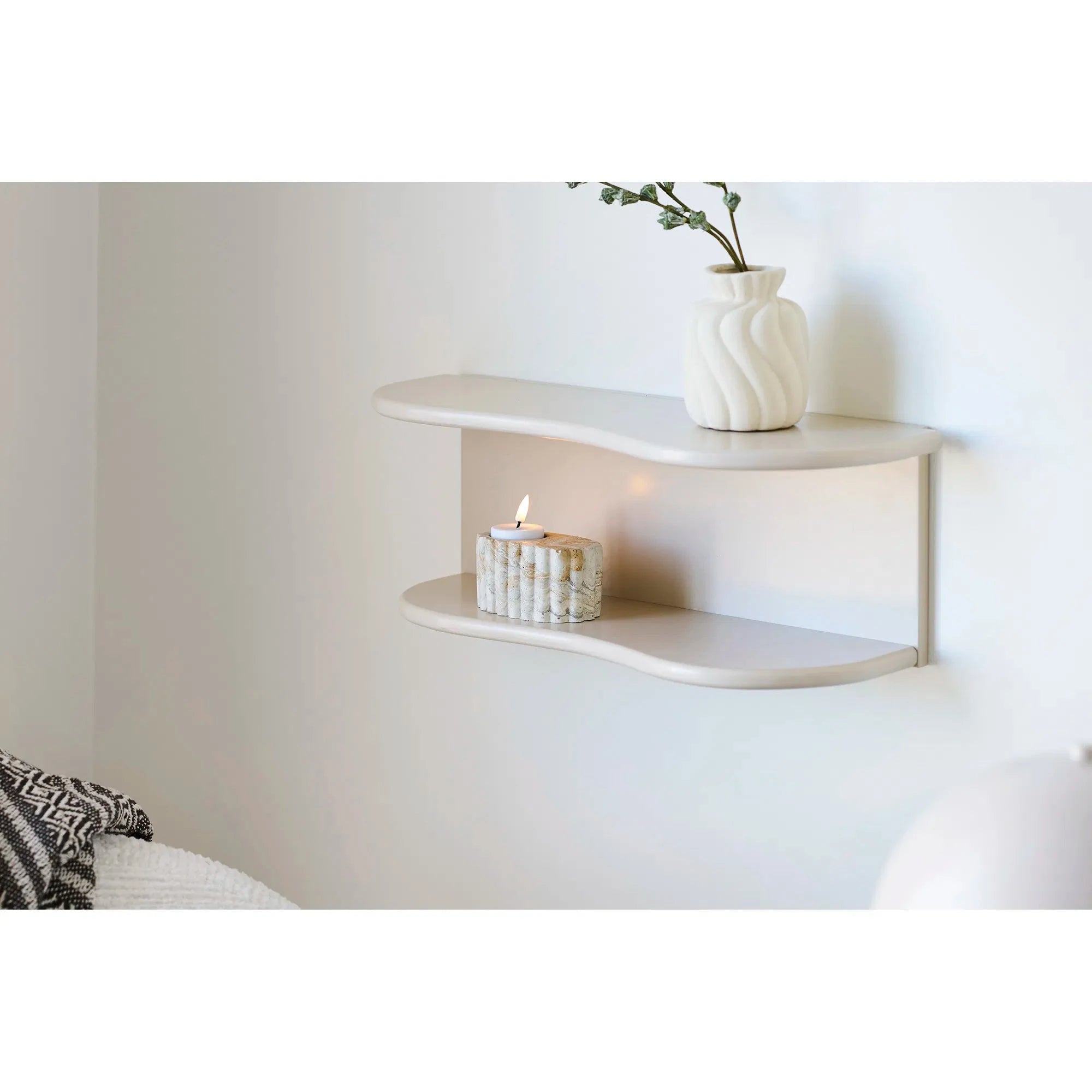 Ράφι Botta - MDF Ξύλο Μπεζ W44 x L17,5 x H18 cm HOUSE NORDIC