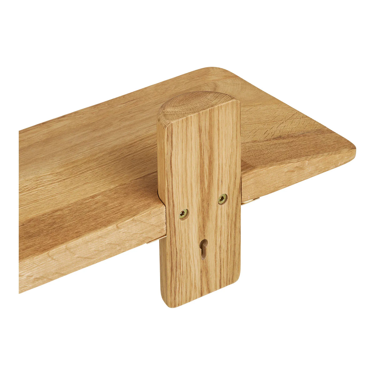 Ράφι Τοίχου Calcata - Δρυς Φυσική Απόχρωση W110 x L22 x H18.5 cm HOUSE NORDIC