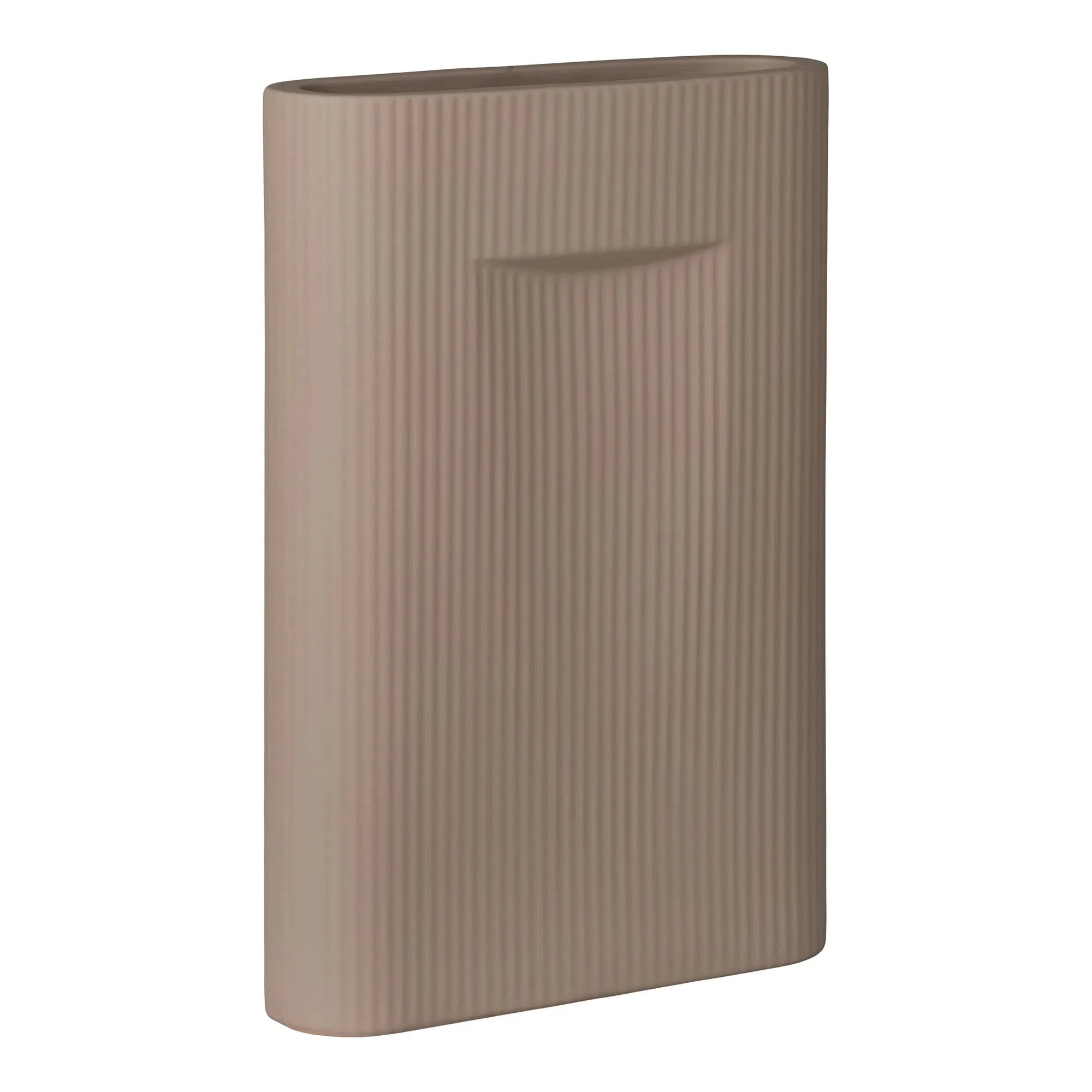 HOUSE NORDIC ΒΑΖΟ Βάζο Line Κεραμικό Παστέλ Καφέ W24 x L8,5 x H35,5 cm HOUSE NORDIC