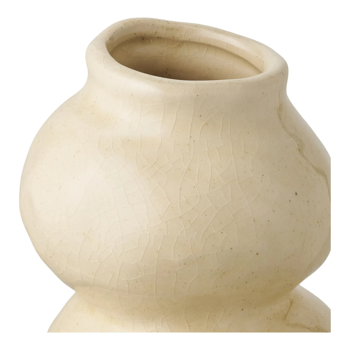 Βάζο Κεραμικό Μπεζ ø10,5xH19,5 cm HOUSE NORDIC