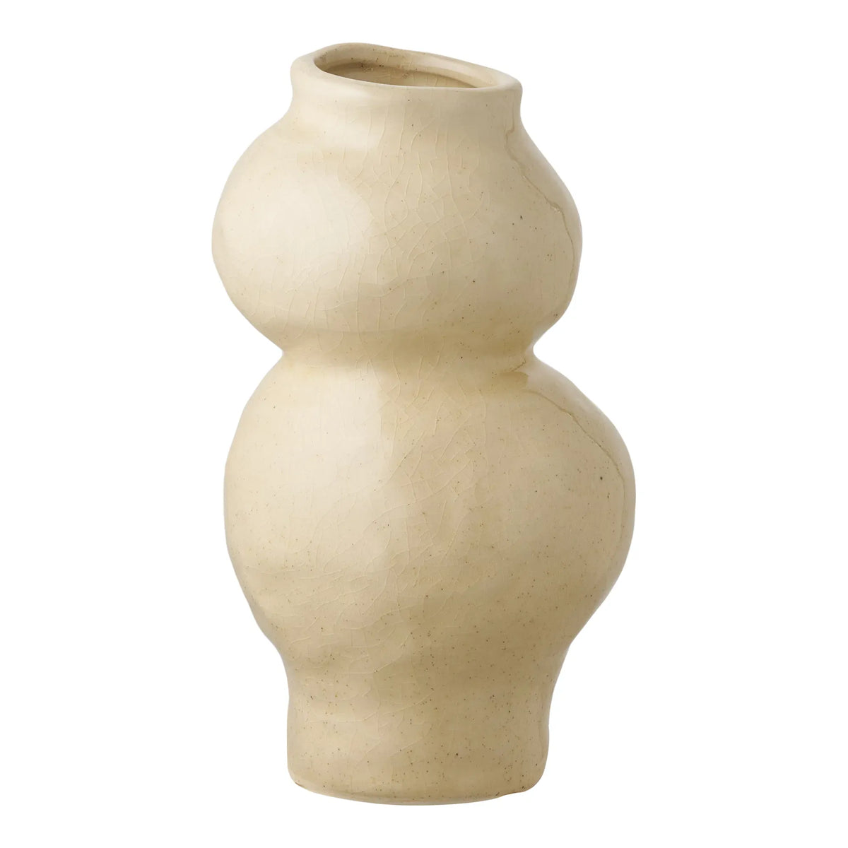 Βάζο Κεραμικό Μπεζ ø10,5xH19,5 cm HOUSE NORDIC