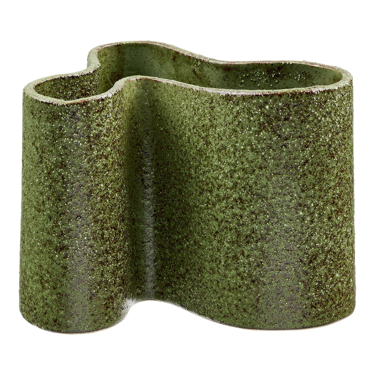 Βάζο Vase - Κεραμικό Πράσινο W14,5 x L19 x H14,5 cm HOUSE NORDIC
