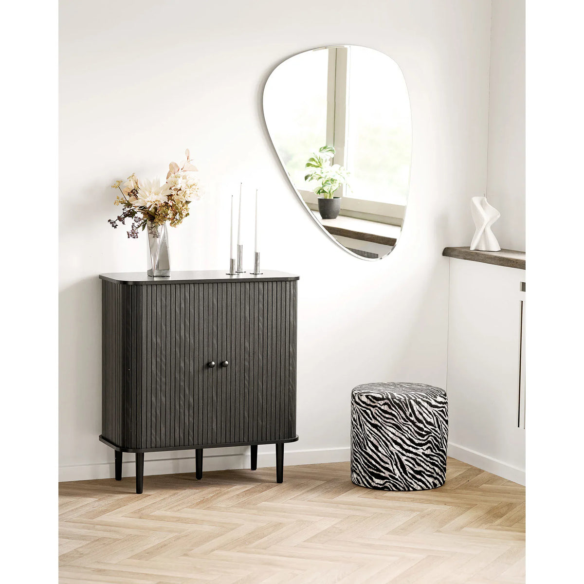 Βάζο Vase - Ανοξείδωτο Ατσάλι Ασημί W8 x L8 x H23 cm HOUSE NORDIC