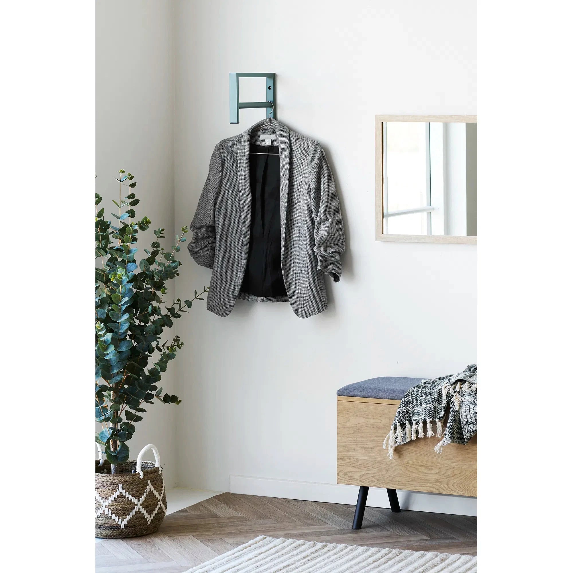 Κρεμάστρα Ρούχων Trento - Μεταλλική Πράσινη W3 x H82 x L30 cm HOUSE NORDIC