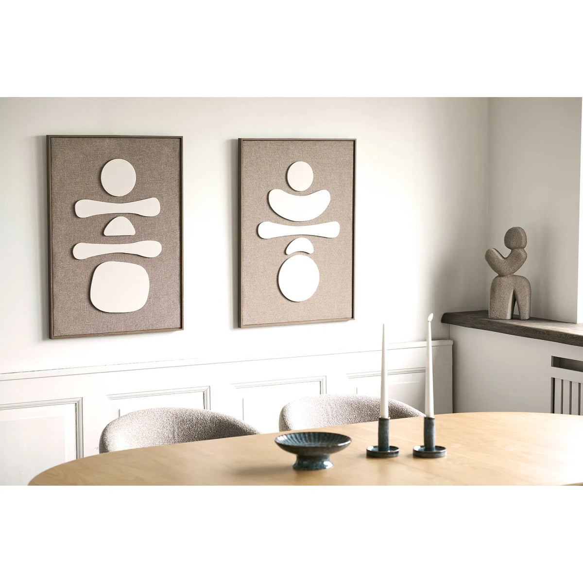 Διακοσμητική Πιατέλα Tray - Κεραμική Μπλε Ø20,5 x H7 cm HOUSE NORDIC