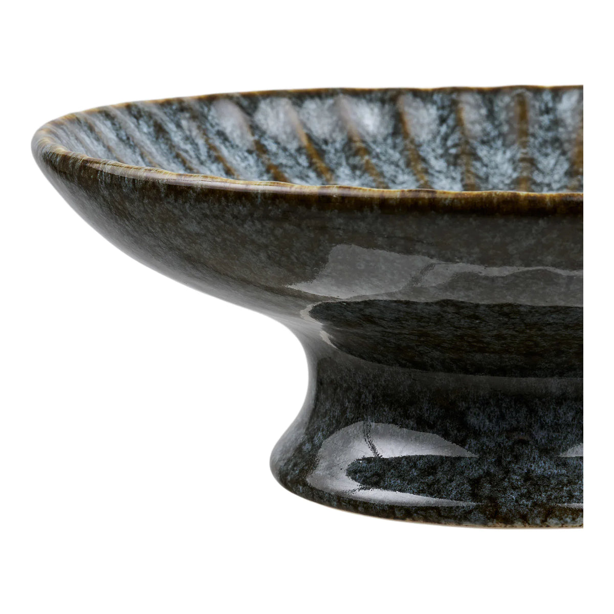 Διακοσμητική Πιατέλα Tray - Κεραμική Μπλε Ø20,5 x H7 cm HOUSE NORDIC